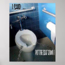 Buscar baño de mujer posters Divertido