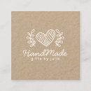 Buscar ganchillo tarjetas de visita Hecho a mano