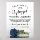 Buscar floral azul boda posters Para ellos