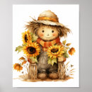 Buscar espantapájaros posters Girasol
