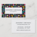 Buscar mano dibujada tarjetas de visita Doodle