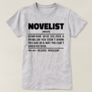 Buscar novelista camisetas Escritura creativa