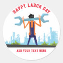 Buscar día del trabajo pegatinas Trabajador