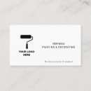 Buscar pintor profesional tarjetas de visita Decorador