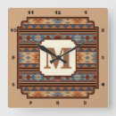 Buscar del oeste relojes de pared Nativo americano