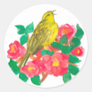 Buscar pájaros y flores pegatinas General y unisex