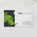 Buscar el cultivar un huerto tarjetas de visita Jardín