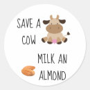 Buscar veganos pegatinas Vaca