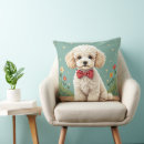 Buscar caniche blanco cojines Lindo