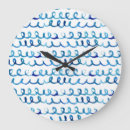 Buscar ondulado relojes de pared Acuarela