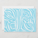 Buscar rayas de la cebra tarjetas Azul