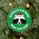 Buscar mapache adornos Festivo