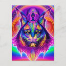 Buscar arte psicodélico postales 9 º gata