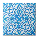 Buscar azul claro y blanco azulejos Tradicional