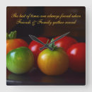 Buscar tomates relojes de pared 8 º fruta