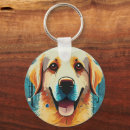 Buscar golden retriever llaveros Retrato de perro