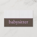 Buscar canguros tarjetas de visita Niño