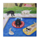 Buscar labrador negro azulejos Divertido