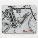 Buscar bici del vintage alfombrillas de raton Motocicleta