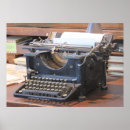 Buscar máquina de escribir antigua posters Autor