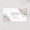 Buscar hojas tarjetas de visita Florista