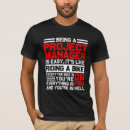 Buscar project manager camisetas Management