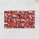 Buscar zapato rojo tarjetas de visita Boutique