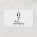 Buscar ciencia ficción tarjetas de visita Novelista