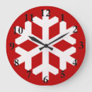 Buscar feliz navidad relojes de pared Copos de nieve
