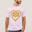 Buscar nudo celta camisetas Corazón