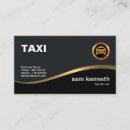 Buscar conductor la limusina de tarjetas de visita Taxi
