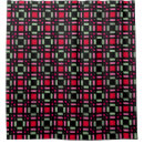 Buscar líneas rojas cortinas de baño Negro