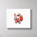 Buscar papá noel lienzos Perro