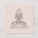 Buscar mediación tarjetas de visita Meditación