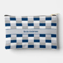 Buscar a cuadros azul y blanco bolsos Patrón geométrico
