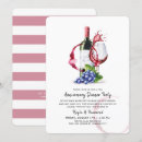 Buscar uvas invitaciones Rojo