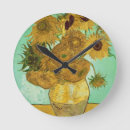 Buscar girasoles relojes de pared Van gogh