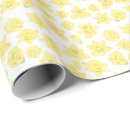 Buscar floral papel de regalo Amarillo