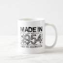 Buscar hecho en 1954 tazas Vintage