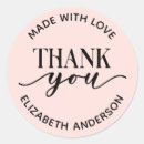 Buscar pequeña empresa pegatinas Gracias