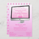 Buscar baby feet invitaciones Rosa
