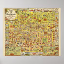 Buscar mapa de los ángeles posters Vintage