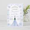 Buscar snowflake quinceanera invitaciones Mis membrillos
