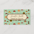 Buscar setas tarjetas de visita Otoño