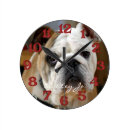 Buscar inglés relojes de pared Bulldog en inglés