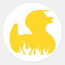 Buscar llama amarilla pegatinas Incendio