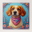 Buscar perro colorido puzzles Lindo