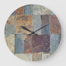 Buscar mosaico piedra de relojes de pared Azul