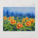 Buscar girasoles abstractos postales Amarillo