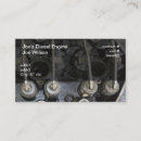 Buscar mecánico diesel tarjetas de visita Automotriz